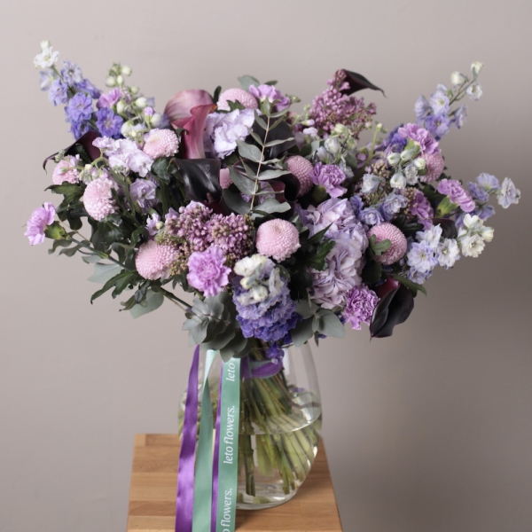 Lavender bouquet in a vase  - Размер XL