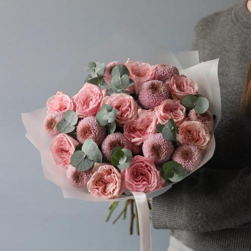 Chrysanthemum with Garden Roses - Размер M 