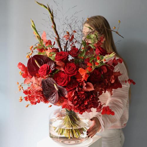 Fall bouquet in a vase -  Размер XL 