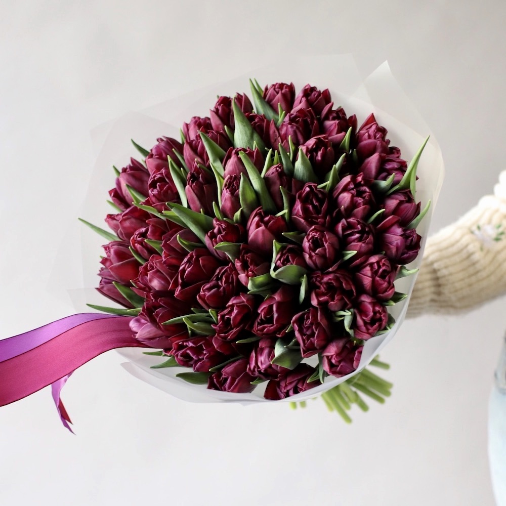 “Purple Tulips”, size 49