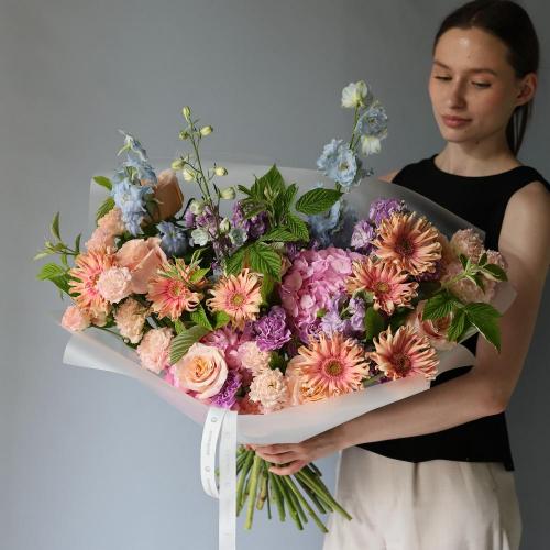 Watercolor signature bouquet -  Размер M