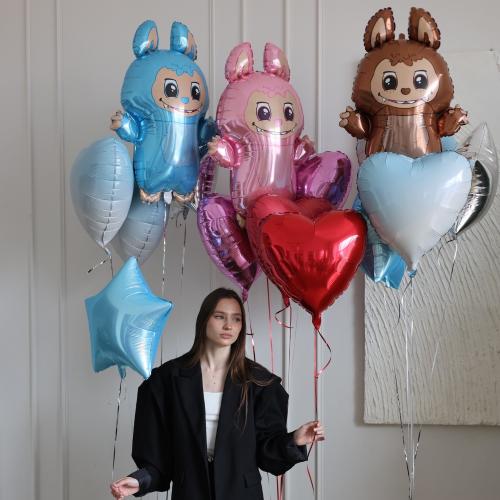 Set of balloons "Labubu"