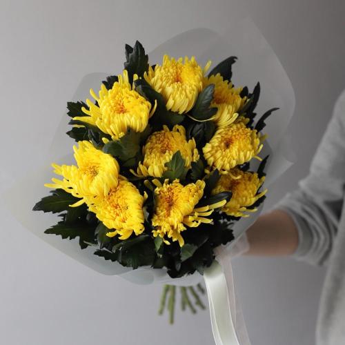 Yellow Chrysanthemum -  9 хризантем