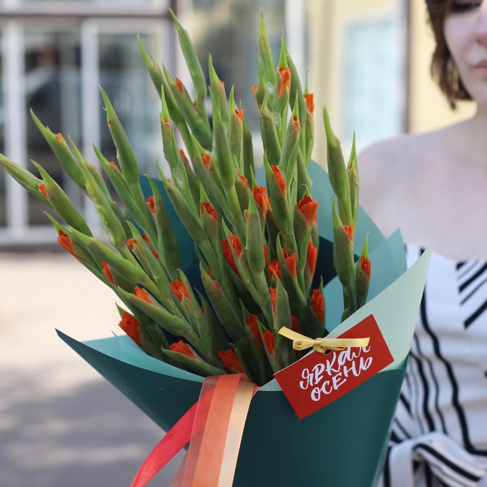 “Orange Gladiolus”, size 19