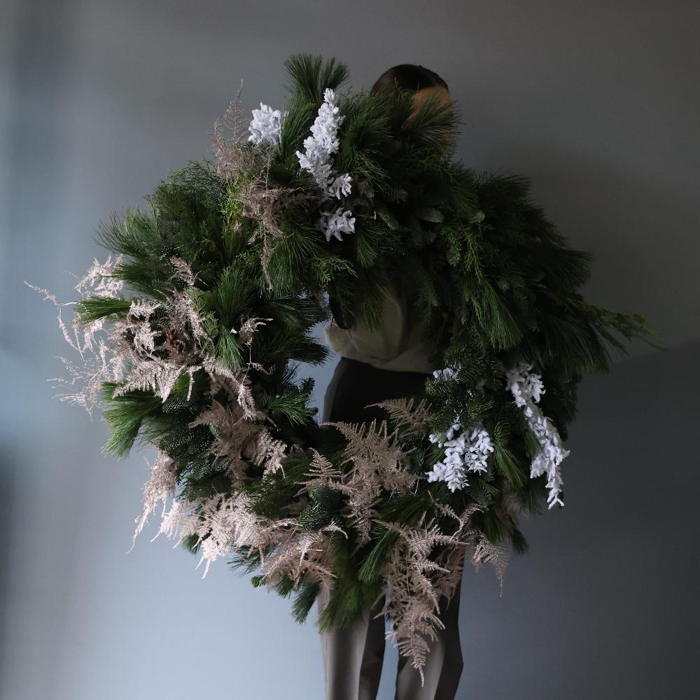 “Christmas wreath 'Christmas miracle'”, size 120 cm