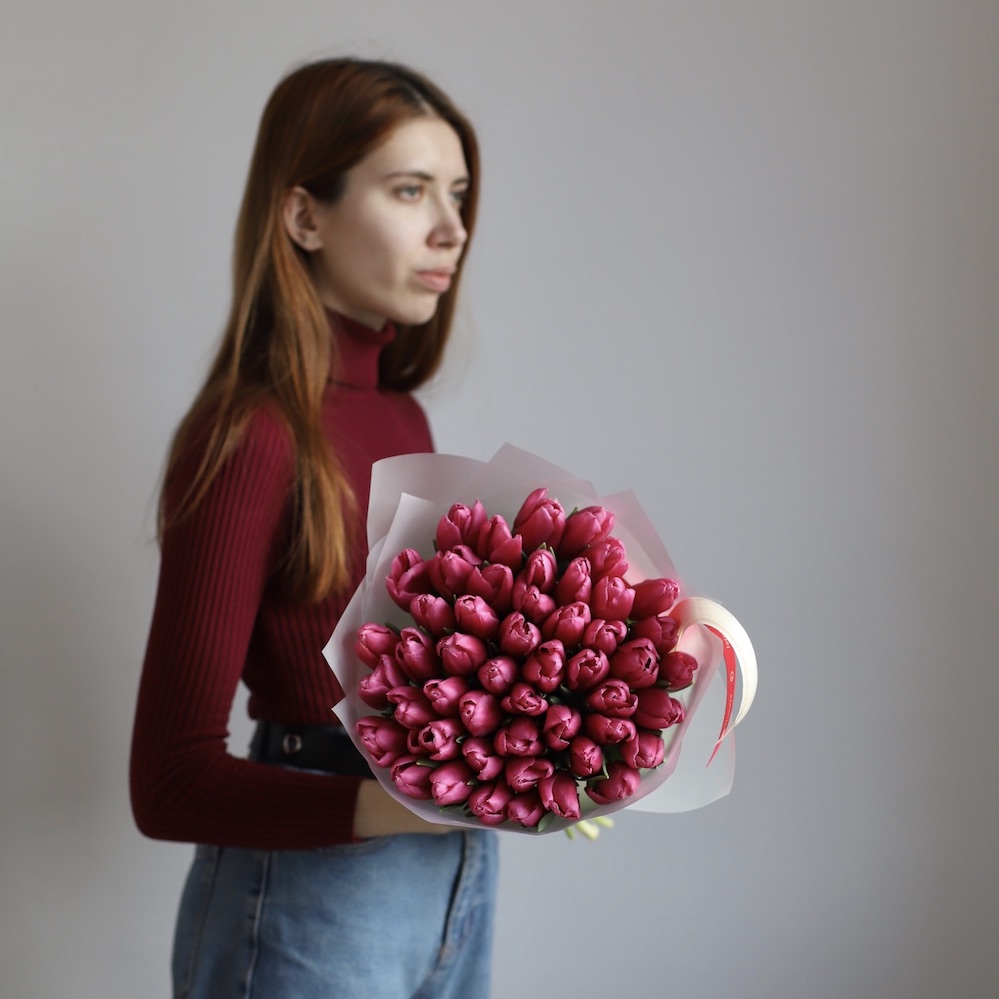 “Purple Tulips”