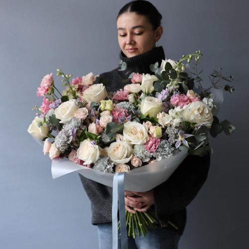 Watercolor signature bouquet -  Размер M