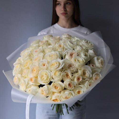 Bouquet of Ecuadorian roses "Candelaite" -  49 роз