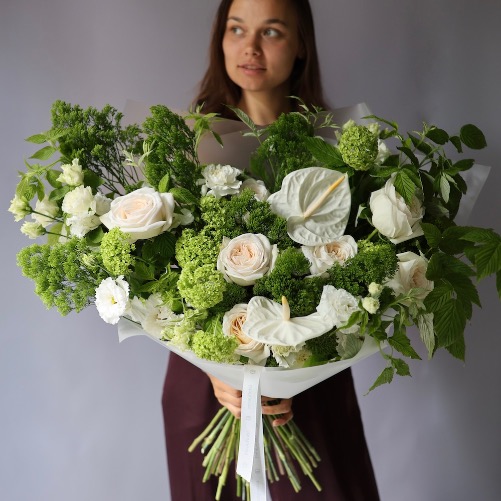 Green signature bouquet - Размер L 