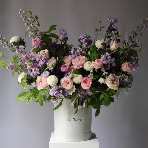 Lavender signature hat box - Размер XL 