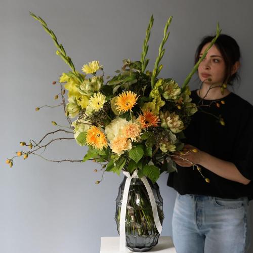 Flower subscription "Long-lasting" (4 deliveries) -  Размер XL 
