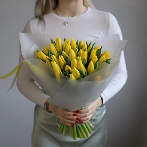 Yellow Tulips -  49 тюльпанов 