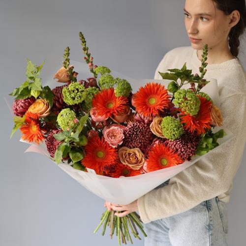 Signature bouquet October. So charming to the eye! - Размер L 