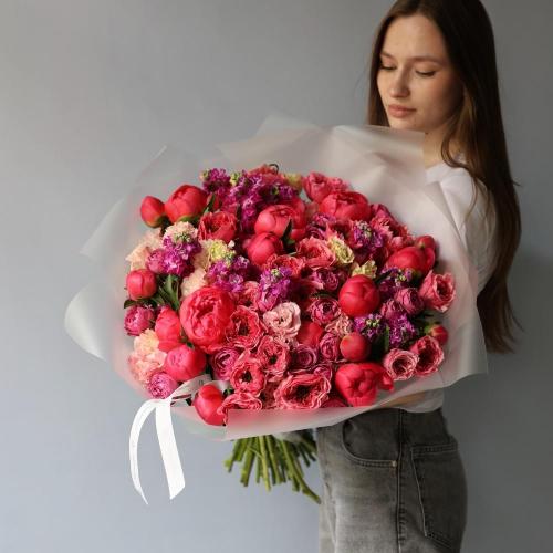 Signature round bouquet "Berry Lukoshko" -  Размер 2XL