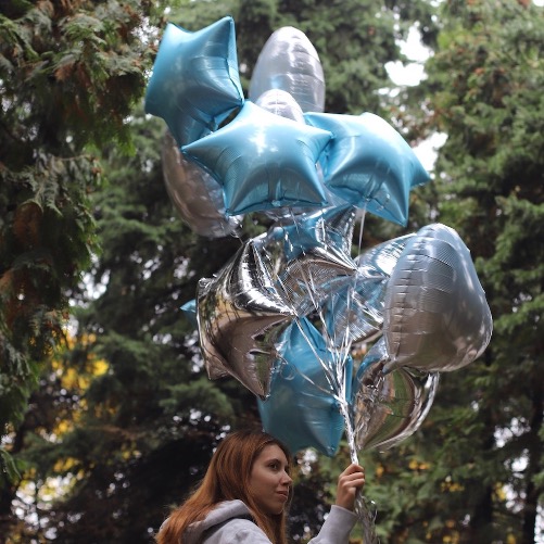 Set of balloons "Blue sky"