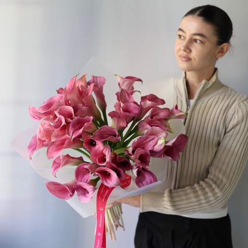 Pink Calla Lily - 29 калл 