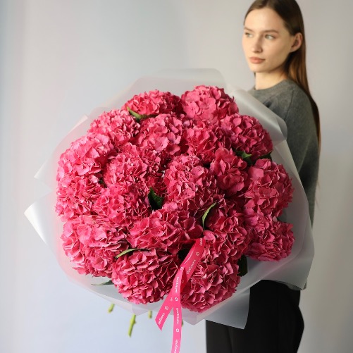 Bright pink Hydrangea -  15 гортезий 