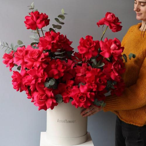 Raspberry sherbet in a hat box -  Размер L