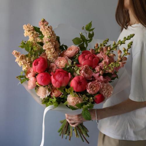 Coral bouquet compliment - Размер M 