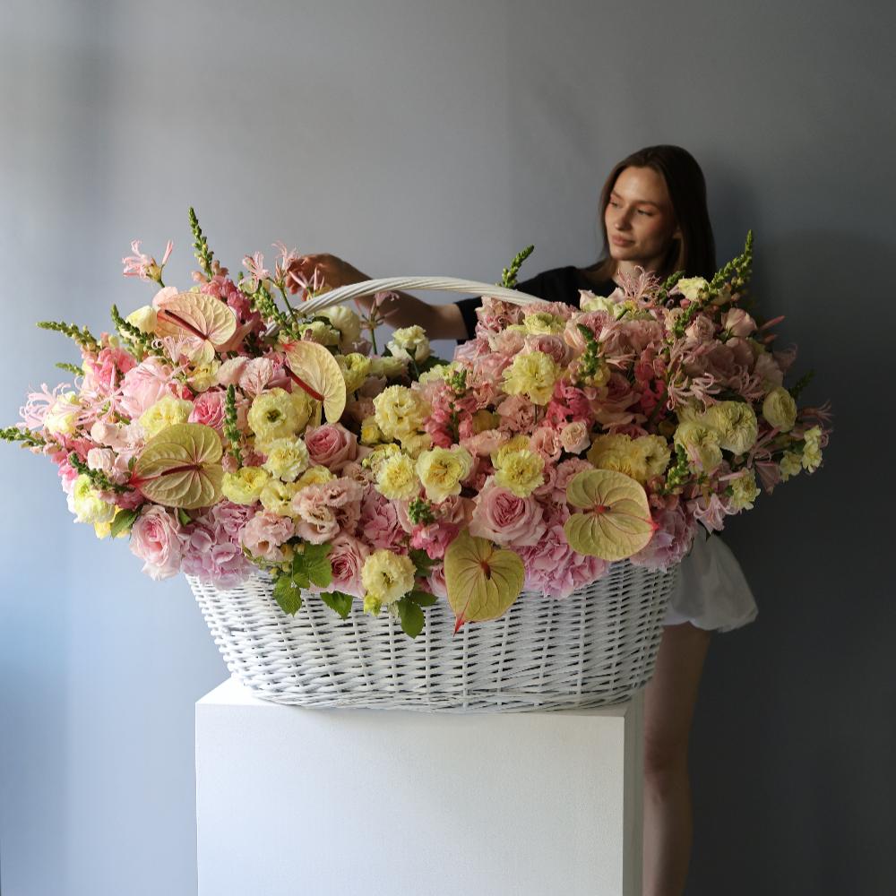“Designer Flower Basket “Pink Lemonade””, size 6XL