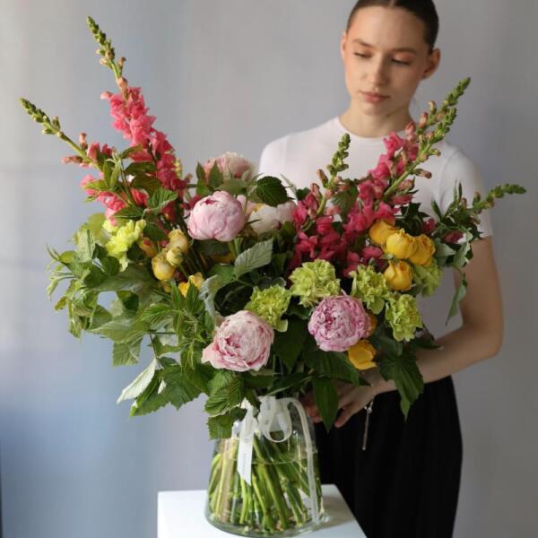 Flower subscription "Bunch" (4 deliveries) - Размер XL