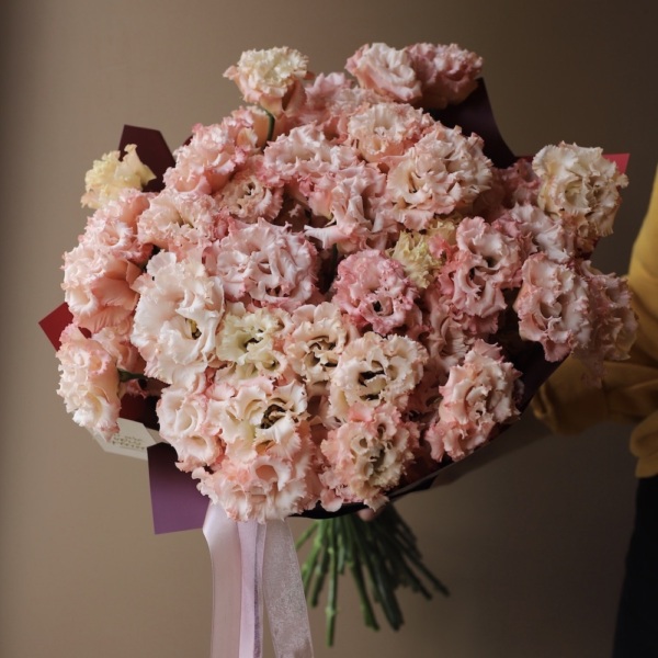 Peach Lisianthus - 19 эустом