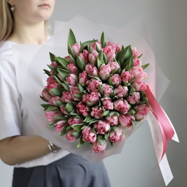 Light-pink Tulips -  39 тюльпанов 