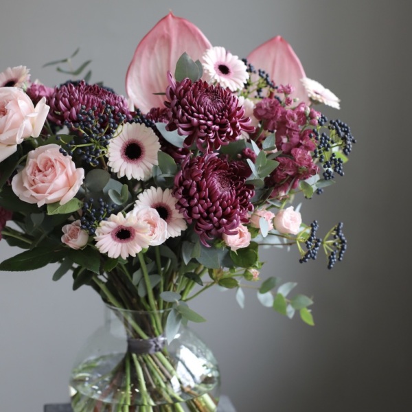 Flower subscription "From The chief florist" (4 deliveries) - Размер XL