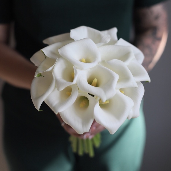 Bridal bouquet of Calla Lilies  -  Размер S 