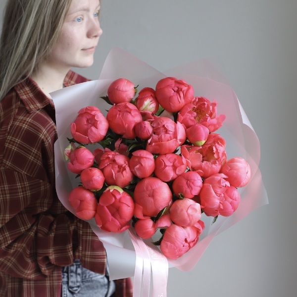 Coral Peony - 25 пионов