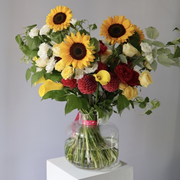 Summer bouquet in a vase - Размер L 