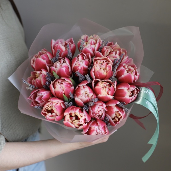 Tulips with Lavender Tulips with Lavender -  Размер S