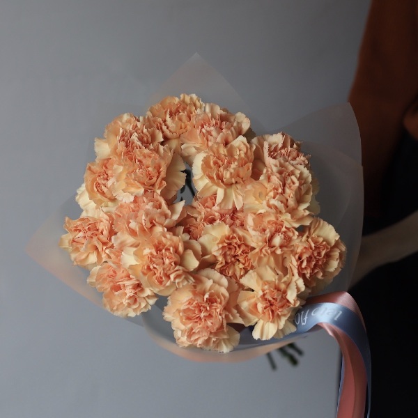 Orange Carnations - 19 гвоздик
