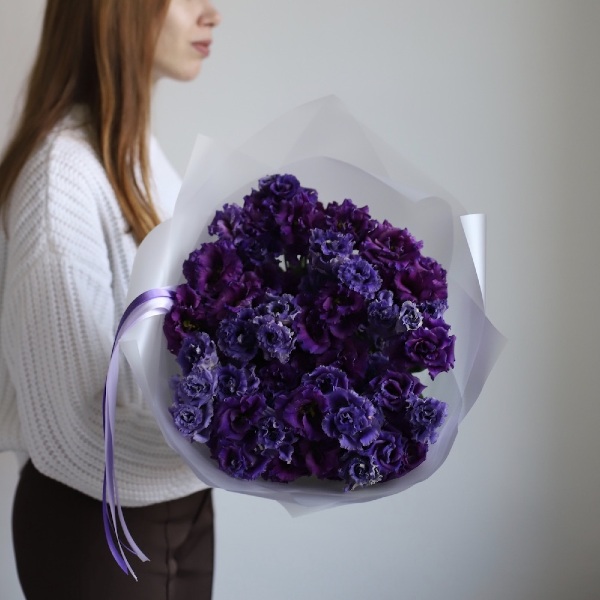 Purple Lisianthus - 19 эустом 