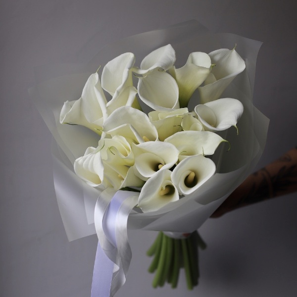 White Calla Lily - 19 калл