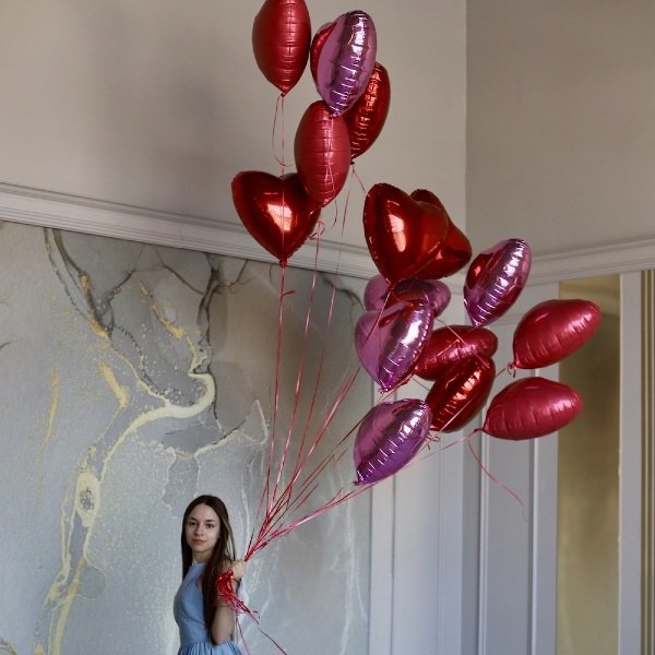 Set of balloons "Hearts"