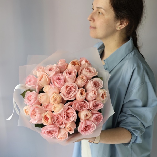 Mix of different garden roses - 35 роз