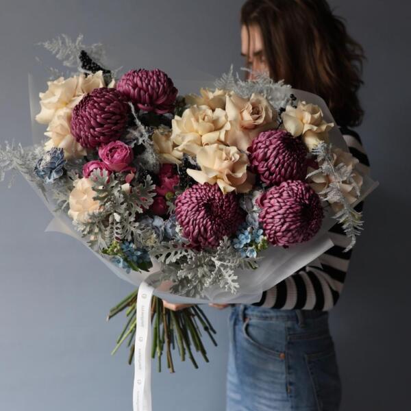 Signature bouquet November in the fog - Размер L