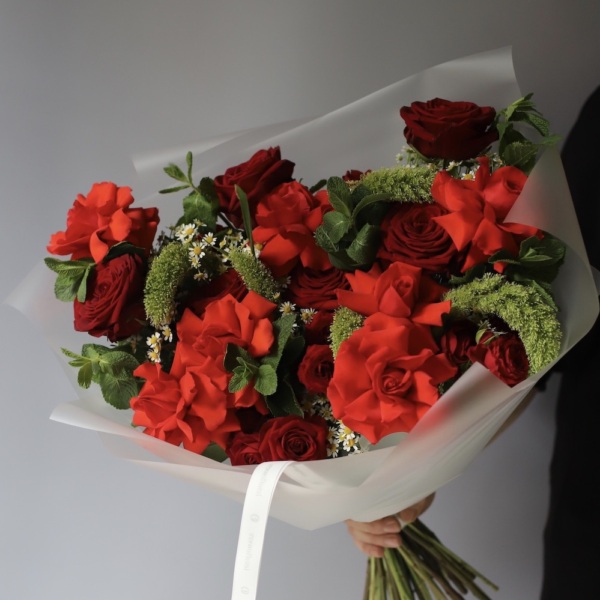 Flower subscription "Bunch" (4 deliveries) - Размер M
