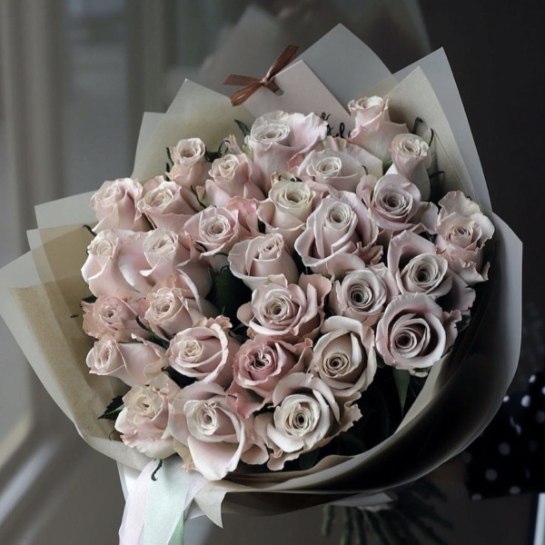 Nude roses -  25 роз 