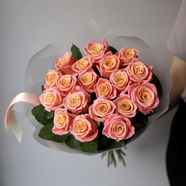 Piggy roses - 19 роз