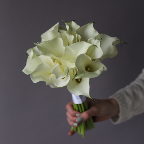 Bridal bouquet of Calla Lilies  - Размер S