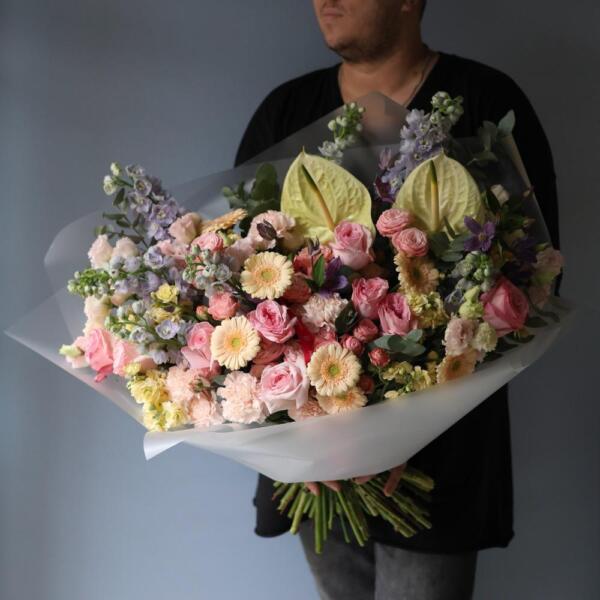 Watercolor signature bouquet - Размер L