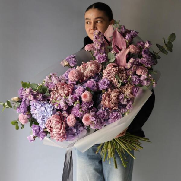 Lavender signature bouquet - Размер XL