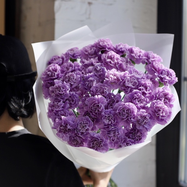 Lilac Carnations - 49 гвоздик