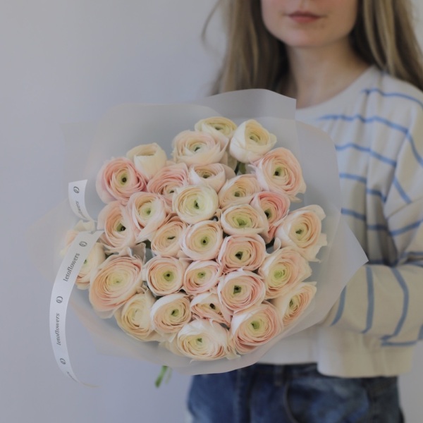 Light-Pink Ranunculus -  29 ранункулюсов 