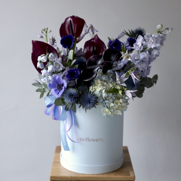 Blueberry signature hat box - Размер L