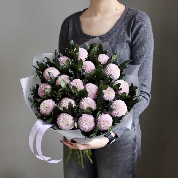 Purple Chrysanthemum - 19 хризантем