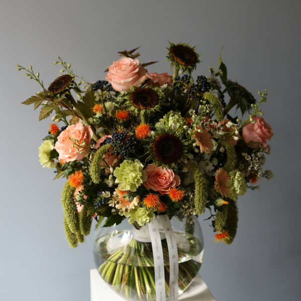 Fall bouquet in a vase - Размер XL