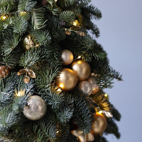 Mini Christmas Tree 'Champagne splashes'